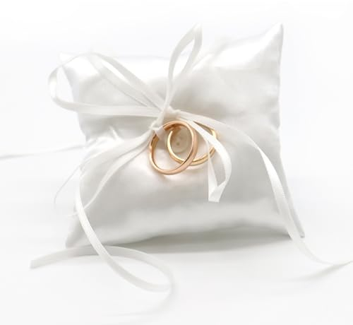 Croci Ceremony Ringkissen für Hunde, zur Befestigung an Hundeleine, Hundegeschirr, Halsband, mit Klettverschluss