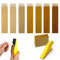 70 Sheets Micro Detail Sander Paper Kit,3.5”x 1”Hand Sanding Block for Small Projects Wet Dry Hook & Loop Alumina 60/100/150/220/320/600/800 Grit Sandpaper for Wood Crafts