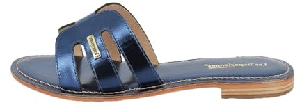 Les Tropeziennes par M. Belarbi, Damia, Chaussures Ville Mule et Sabot, Marine Metal, 41