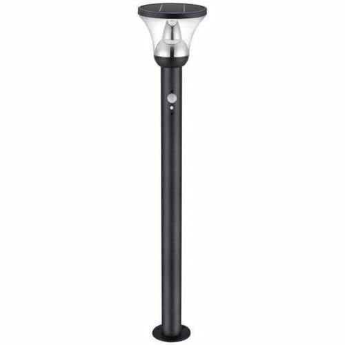 Lampadaire solaire - GALIX - G4595C - Tres éclairant - Inox avec détecteur - H93 cm - 1000 Lumens