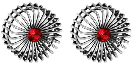 2PCS Hollow Bat Net Ear Tunnels Plugs Flash Film 316L Stainless Steel Ear Expander Stretcher Piercing Ear Gauges Body Jewelry 8mm-25mm (Silver Zircon Hollow Style, 1(25mm))