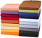 aqua-textil Exclusiv Spannbettlaken 140x200-160x220 cm Schnee weiß Jersey Baumwolle 230g/qm Spannbetttuch Elastan Laken