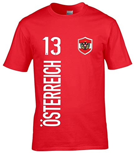 FanShirts4u Herren Fanshirt (5XL, ÖSTERREICH Adler/rot)