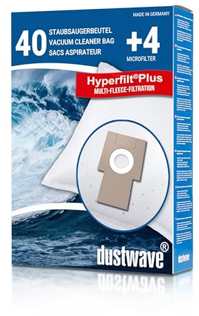 Dustwave® 20 Staubsaugerbeutel für SWIRL PH 86 / PH 96 - hocheffizient mit Hygieneverschluss - Made in Germany