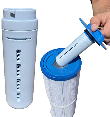 Happy EZ-Pod In-line Hot Tub Filter Tablet Dosing System Tubs Spa 20g Small Chlorine Bromine