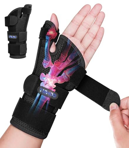 TISMOD Daumenschiene,andgelenkbandage mit Daumenstütze,Handgelenkschiene mit Daumenschiene,für Arthritis, Verstauchungen, Sehnenentzündung, Bandverletzungen, Karpaltunnelsyndrom,Tenosynovitis von De