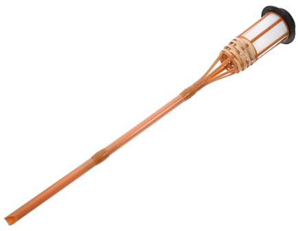 DIYEAH Solare in Bambù Da Giardino in Bambù Decorazione Da Giardino Solare Luce Calda Per Sentiero Patio Matrimonio