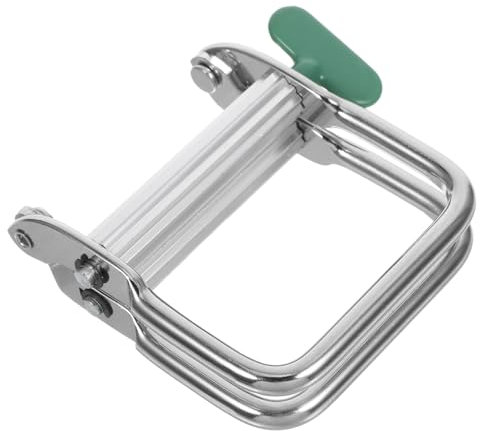 Housoutil Spremiforcella Manuale in Metallo per Domestico Estrusore di Dentifricio Regolabile Adatto per Spremere Argilla Pigmenti e Altre Sostanze Strumento Pratico per Progetti Creativi