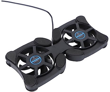 OSOLADY per Laptop Pieghevole Ventole USB Base Raffreddamento Portatile per Notebook Design Compatto e Antiscivolo per Uso Domestico Viaggio