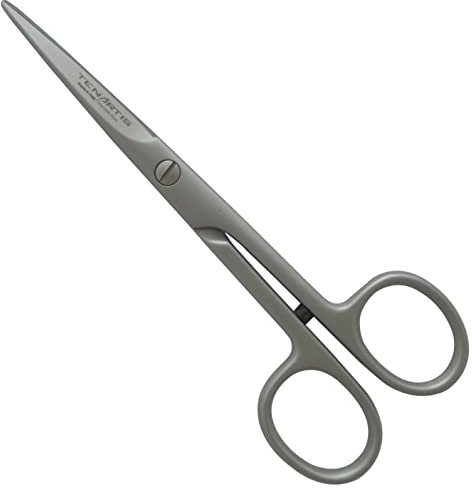 Forbici da Parrucchiere Professionali in Acciaio Inox 13 cm con Custodia in PVC - Tenartis Made in Italy