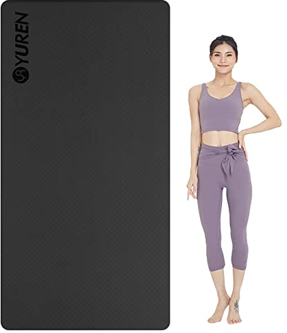 RYTMAT Yogamatte Rutschfest XL 195×90cm TPE 10mm Dicke Sportmatte Fitnessmatte Rutschfest Gymnastikmatte Breit für Zuhause Yoga Pilates Fitness Workout