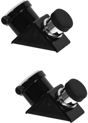 minkissy 2piezas Espejo Diagonal De Grados para Telescopio Adaptador Óptico De Precisión Instalación Sencilla Compatible para Astronomía y Observación Diurna