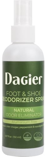 Dagier. Foot Odor Eliminator, Sweaty Feet Treatment, Shoe Deodorizer, Shoe Odor Spray, Foot Odor Spray for Shoes, Odor Eliminator Deodorant, sneaker deodorizer, shoes smell remover
