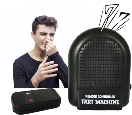Máquina De Pedos con Control Remoto, Caja De Pedos con Control Remoto Electrónico, Fabricante De Ruido De Pedos, Juguete De Broma Divertido con Sonidos De Pedos Realistas, Bromas