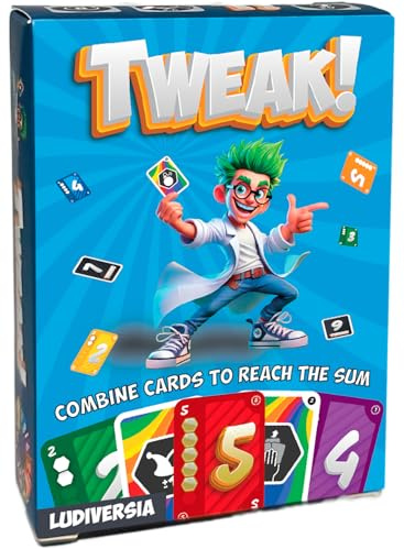Tweak [S] El Juego de Cartas Que arrasa en Redes sociales | Diversión, emoción y Estrategia | Regalo Ideal para niños y Adultos, Cumpleaños, Navidad y Reyes | Juegos de Mesa Familiares y educativos