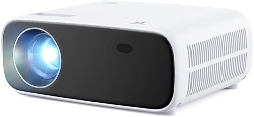 2025 Neues Hochleistungs Beamer,Beamer mit WiFi und Bluetooth ohne Verzögerung, 20000 Lumen 4K-Unterstützung, Full HD 1080P Auflösung, （Hochhelligkeitsversion）