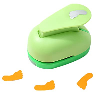 ODETOJOY Handheld Scrapbooking Punch Cutters Cards Paper Puncher Hole Punches Supplies with Shape Snowflake (Foot)