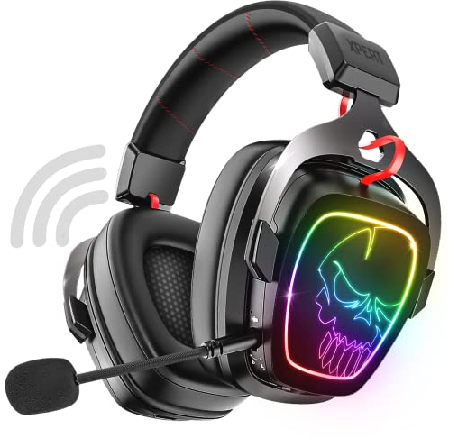 Spirit Of Gamer, Cascos Gaming Bluetooth Inalambricos RGB, Compatible con PS5, PS4, Switch, PC y Mac, Auriculares Gaming con Microfono Cancelación de Ruido, Wireless 2,4 GHz, Sonido 7.1 Envolvente