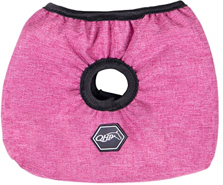 QHP Steigbügel-Überzüge Steigbügel-Schützer Fleece-Futter (rosa)