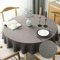 CALIYO Tischdecke Abwaschbar, PVC Tischdecken, Tischdecke Outdoor Rund für Küche, Wohnzimmer, Esszimmer, Balkon und Garten 100cm/ 120cm/ 140cm