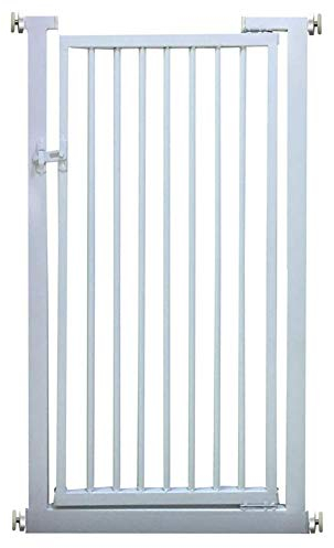 Haustierschutzgitter, extra hoch, mit Druckanpassung, Haustierschutzgitter | Weniger als 80 cm breit, 80 cm–140 cm hoch | Schutzgitter für Hunde und Katzen mit Durchgangstür, Sicherheitsgitt