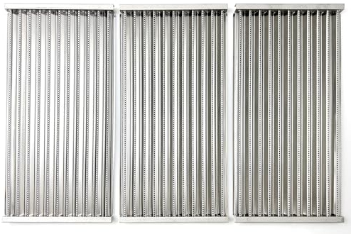 Direct Store Parts DS124 17 Stainless Steel Emitter Plates TRU-Infrared Grill Grates for Charbroil Performance Tru-Infrared 3 Burner Gas Grill 463335014, 463370015, 463371116, 463335115, 3PK
