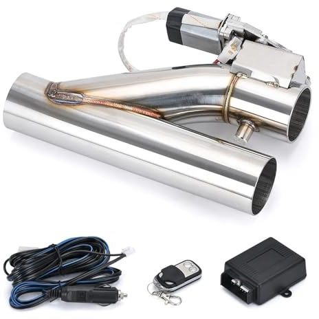 Scarico Tubo Punta Valvola Di Scarico Elettrica Universale In Acciaio Inossidabile Da 2,5 / 3 Con Telecomando Wireless VR-CT93 Scarico Auto Terminale(CT93-25)