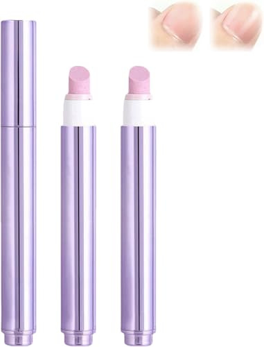 Lápiz para el cuidado de las uñas portátil 3 en 1, Lápiz de aceite para cutículas con punta de cerámica para padrastros, secas y dañadas hidrata fortalece y da brillo a las uñas (2pcs, one size)