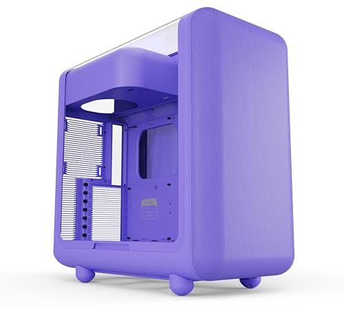 Hyte X50 Modern Performance ATX Boîtier de Jeu PC Tour Moyenne - Taro Milk (Violet)