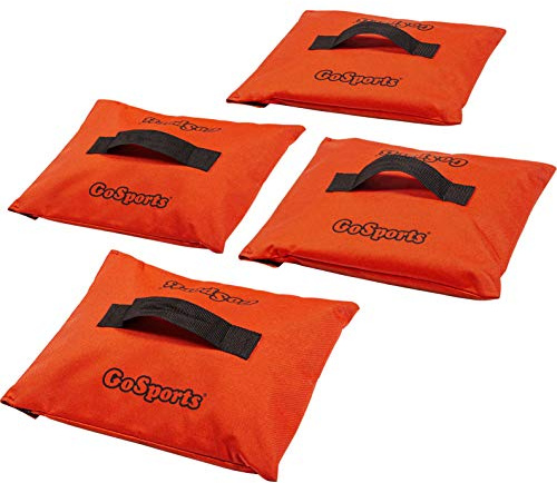 GoSports Set di 4 sacchi di sabbia per reti da baseball, porte da calcio, reti da golf, reti da hockey e altro ancora