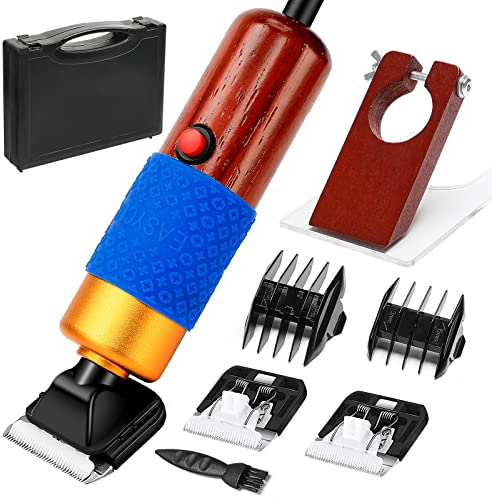 Riiai Tufting Gun Trimmer Teppichschneider mit Scherenführung, Teppichschere mit 2-Klingen, Geräuscharme Vibration Teppichschneider, Teppichschnitzschere zum Formen von Tufting Teppichen