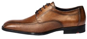 LLOYD Herren Schnürschuhe George, Männer Businessschuhe,Schnuerschuhe,Schnuerer,straßenschuhe,Strassenschuhe,Schnuerung, Hazelnut, 42 EU / 8 UK