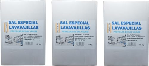 Sal Para Lavavajillas Vacuum Pastillas 10 Kg (3 Unidades)