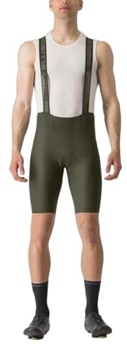 Castelli Espresso Bibshort, Pantaloncini da Ciclismo Uomo/Donna, con Bretelle, Traspirante e Comfortevole, Ideale per Lunghe Distanze