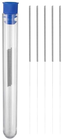 QUARKZMAN 10pcs Aiguilles de Nettoyage de Buse pour Imprimante 3D 0.2mm en Acier Inoxydable Outil de Nettoyage de Buse Kit de Nettoyage de Buse d'Imprimante 3D