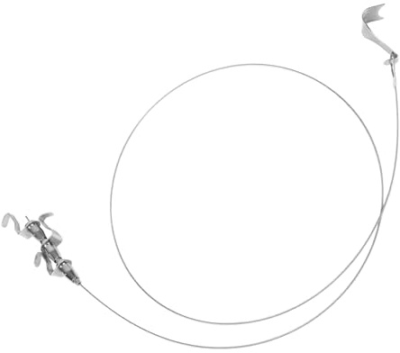 LIFKOME Kit para Colgar Cuadros con Cables de Acero y Ganchos Ajustables, Soporte Metálico Minimalista para Marcos y Obras de Arte, 2 Juegos en Color Plata