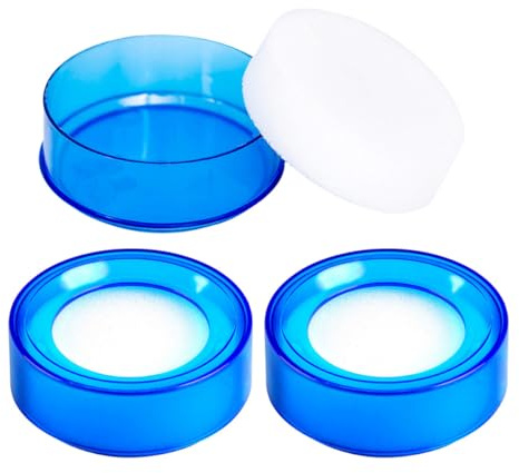 Gogogmee Éponge Humide pour Comptage d'Argenté Lot de 3, Humidificateur de Doigts pour Manipulation, Utilisation en Banque et Maison