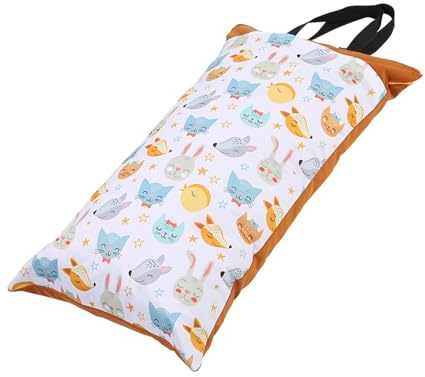 Bolsa de Pañales de Tela Impermeable con Almacenamiento de Gran Capacidad para Pañales, Insertos, Viajes, Fitness y Uso en la Playa, Material de TPU (EF160)