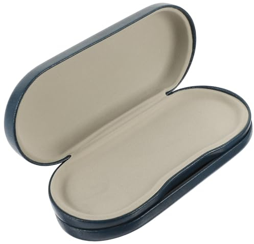 ROMISBABA Custodia Occhiali da Viaggio Portatile in Pu Design Doppio Lato, Resistente, per L'uso Domestico e All'aperto