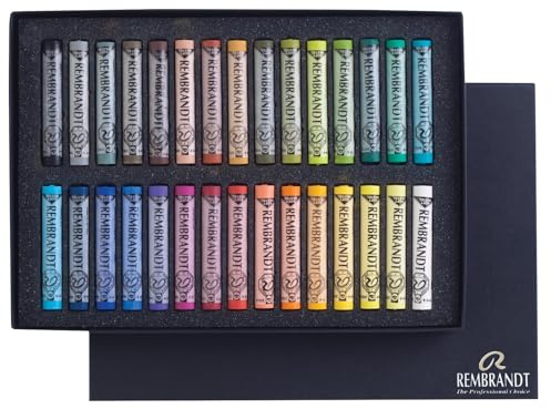 Rembrandt Soft Pastel Set, 30 Pieces