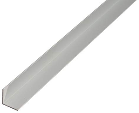 Alberts 473617 Cornière | aluminium, couleur argent, anodisée | 1000 x 10 x 10 mm