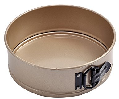 i enjoy + Springform Pan,Cake Tin, Non-Stick,Carbon Steel Round Quick Release Cake Pan with Loose Base, PFOA Free Oven Tray 24cm(9)