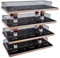chiwanji 4 Layers Parking Lot Model Scene Toy Car Garage Acrylic Display Case Desktop Gifts :64 Model Car 33x16x32cm