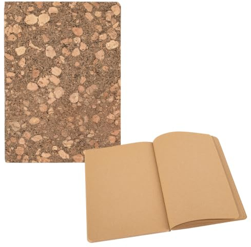 Idena 12253 – Anteckningsbok 20 x 14 cm, blank, 192 sidor, tillverkad av 100% återvunnet papper, 80 g/m², 1 st