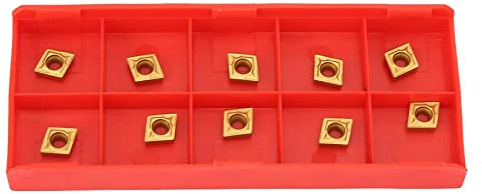 Artillery Insertos De Carburo Cnc, 10pcs Ccmt060204 Us735 Ccmt21.51, Hoja De Inserción De Carburo Herramienta De Torneado De Corte De Torno Cnc Para Precisión Dimensional De La Superficie Mecanizada