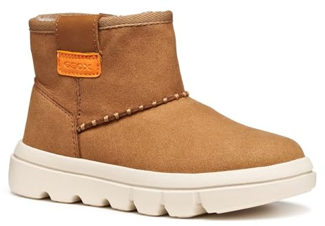 Geox J Willaboom Girl Bottines à la Cheville, Cognac, 31 EU