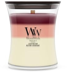 WoodWick Scented Candle| Medium Hourglass Candle | Lush Nectar | Perfect Gifts for Women