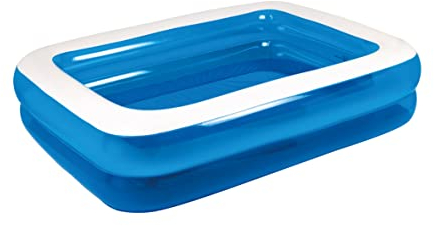 Benross 3m Extra Large Inflatable Family Paddling & Swimming Pool/Easy Setup & Drainage / 1075 Litre Capacity/Durable Air-Filled Sidewalls/Simple Safe Filtration/Blue Colour