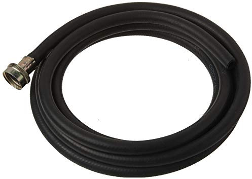 Eastman 60309 Gummi-Luftentfeuchter Waschmaschinen-Ablaufschlauch, 3,6 m Länge, schwarz, Füße