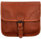 Gusti Lenkertasche Leder- Barry H. Lenkertasche inkl. Platte Umhängetasche Riementasche Fahrradtasche Ledertasche Fahrrad Magnetverschluss Vintage Braun Leder